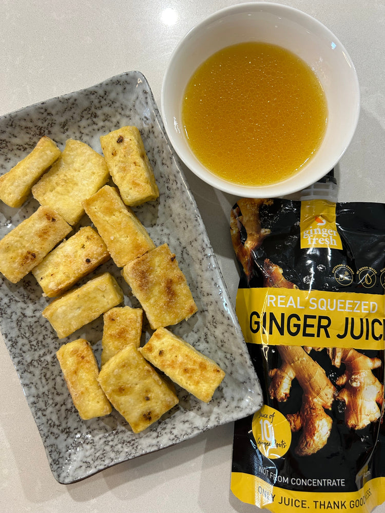 Crispy Tofu w/ Ginger Vinaigrette