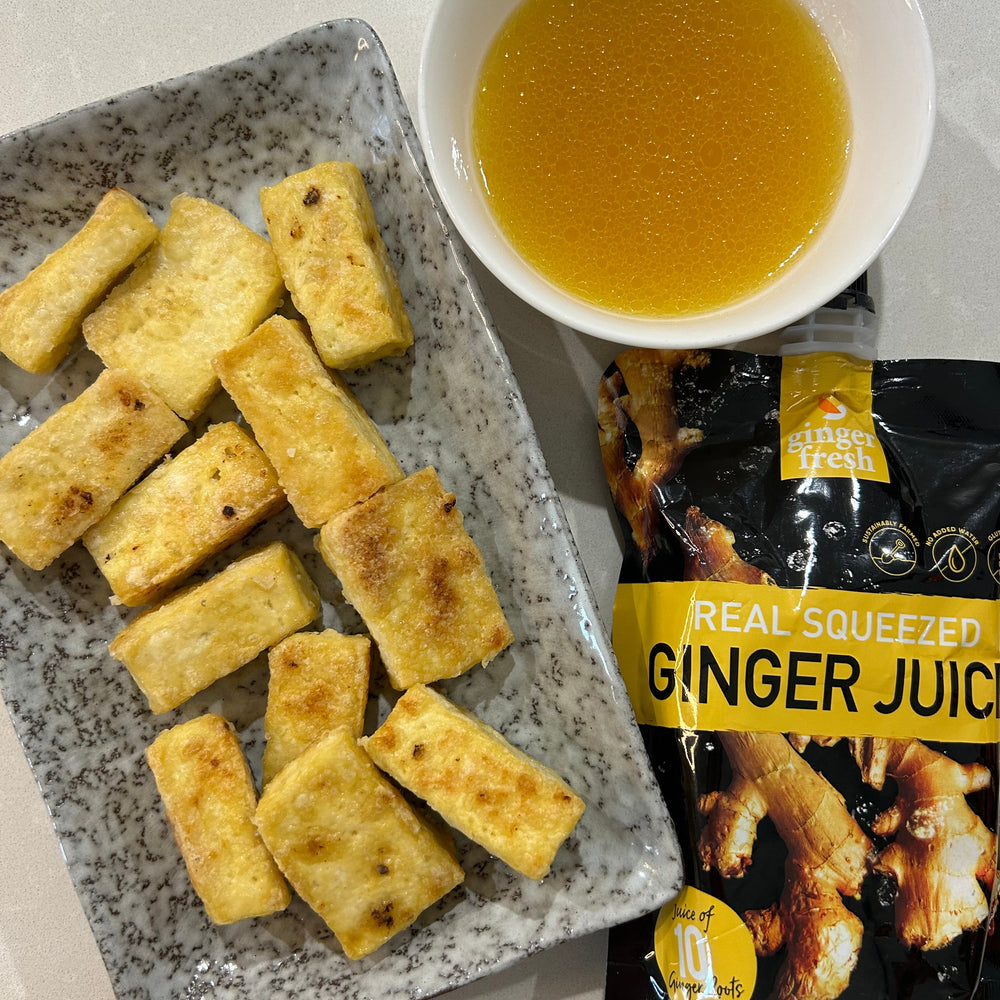 Crispy Tofu w/ Ginger Vinaigrette
