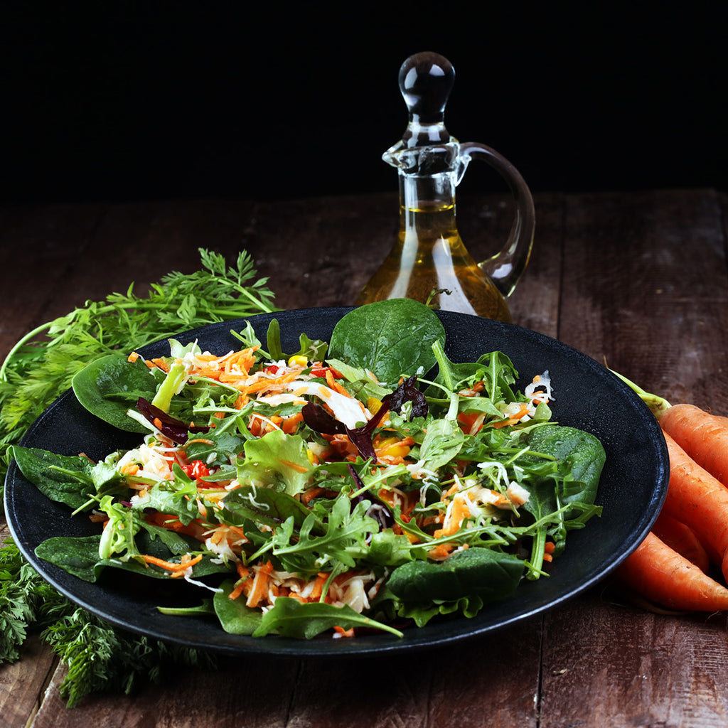 Asian Salad with Sesame Ginger Vinaigrette – Just Fresh Co